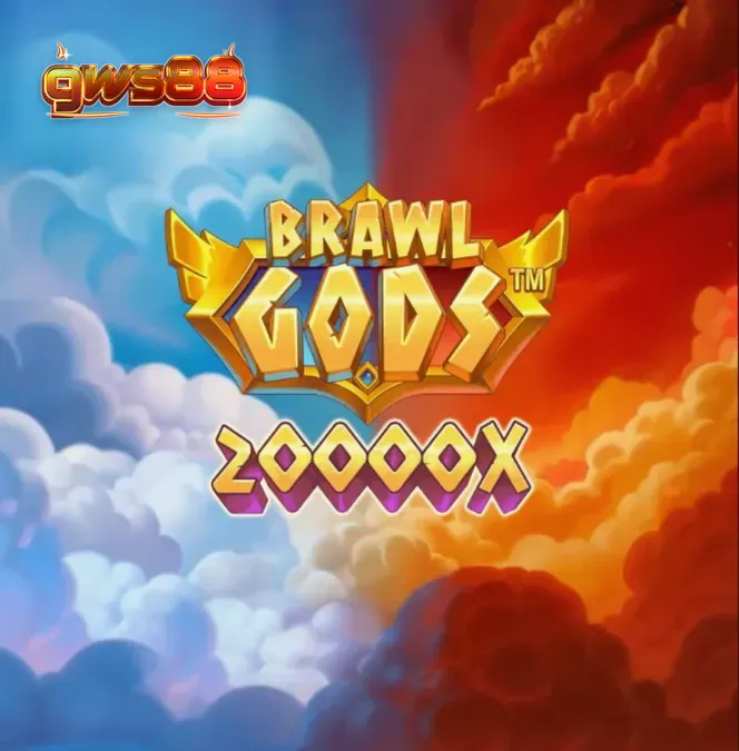 Tampilan visual slot Brawl Gods dengan tema pertempuran Zeus dan Hades